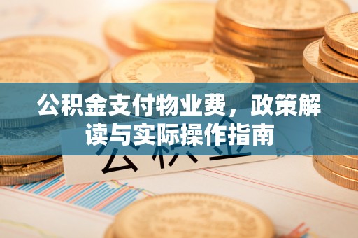 下城公积金支付物业费，政策解读与实际操作指南