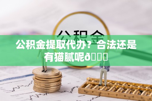 下城公积金提取代办？合法还是有猫腻呢😏
